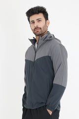 PARACHUTE JACKET-DK-GREY