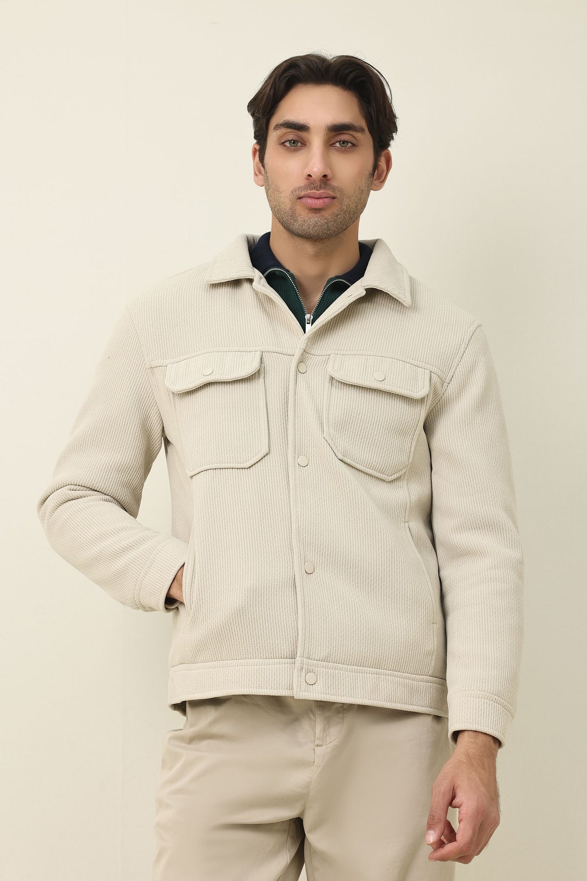 STREETMODE VELOCITY JACKET-BEIGE