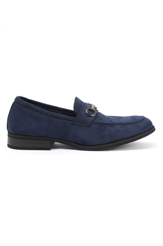 SUEDE LOAFERS-NAVY