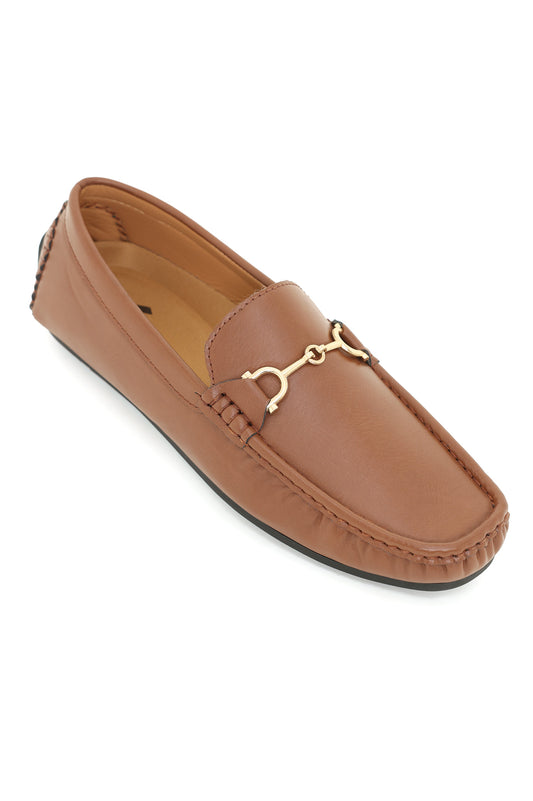 DAPPER CHARM LOAFERS-BROWN