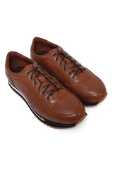 CASUAL COMFORT LACE-UP-BROWN