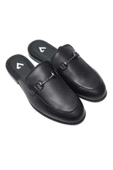 EXECUTIVE MULE LOAFERS-BLACK