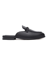 EXECUTIVE MULE LOAFERS-BLACK