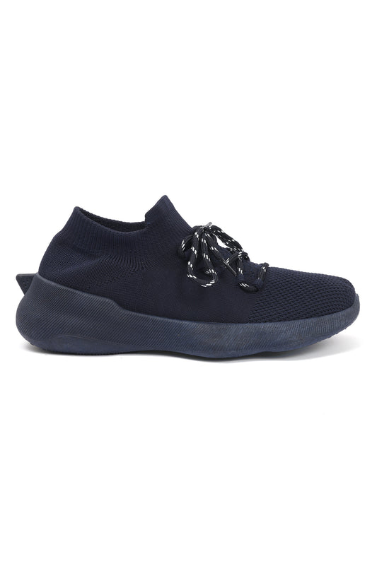 KNIT SNEAKERS-NAVY