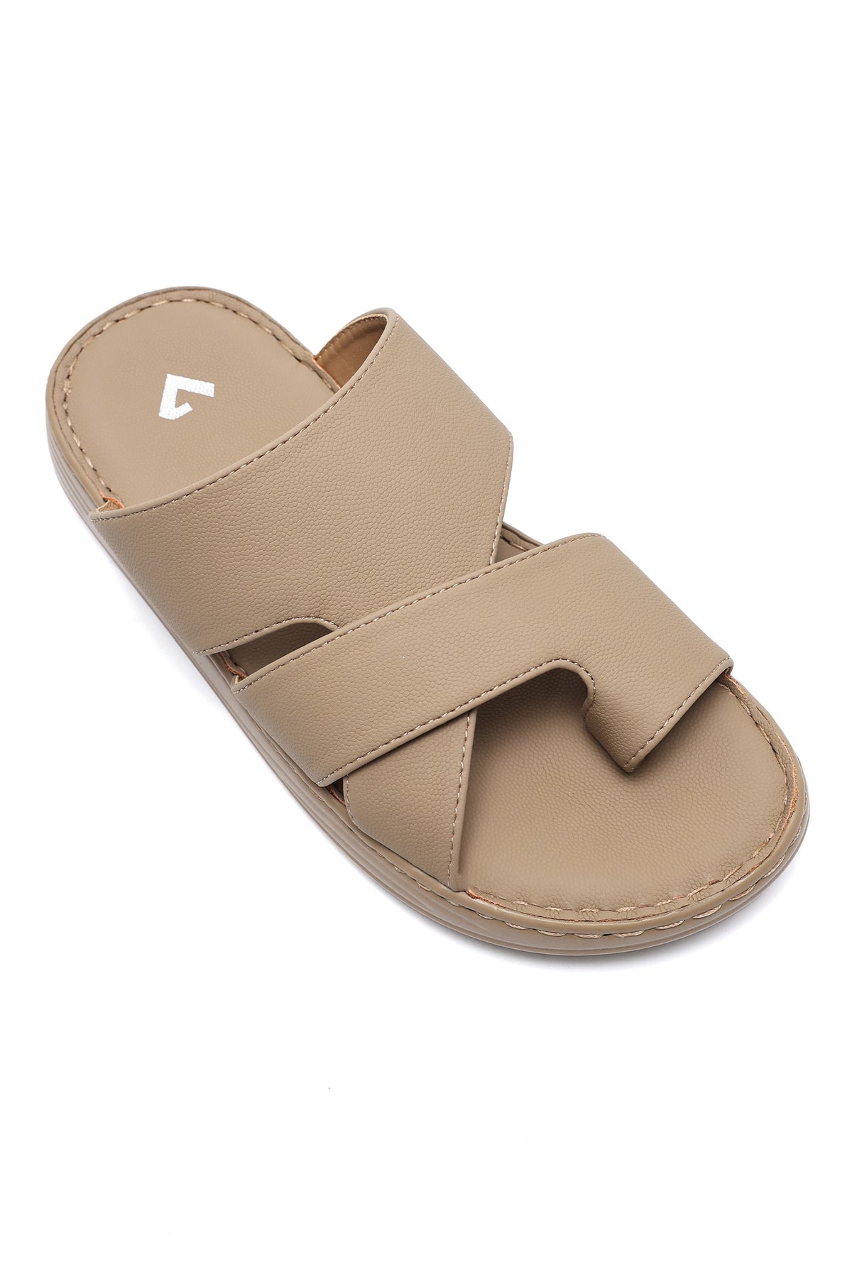DUAL STRAP SANDALS-KHAKI