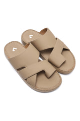 DUAL STRAP SANDALS-KHAKI