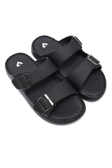 SMART STRAP LEISURE SANDALS-BLACK