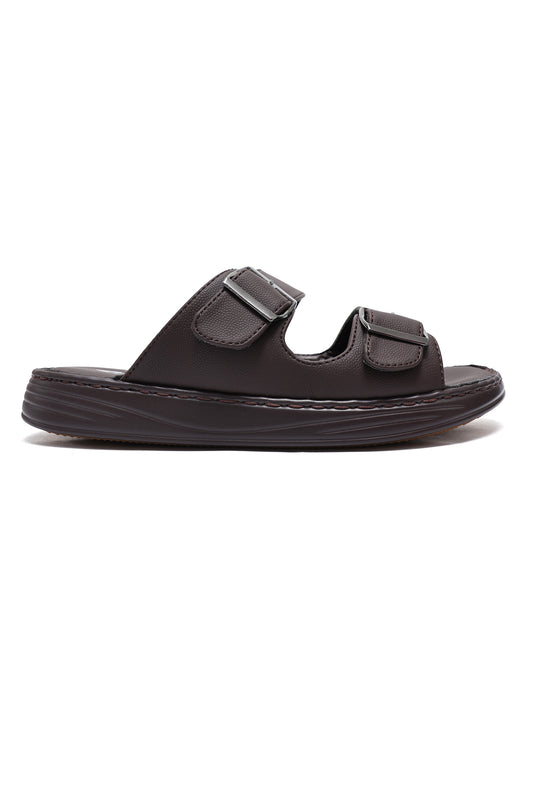 SMART STRAP LEISURE SANDALS-COFFEE