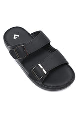 SMART STRAP LEISURE SANDALS-BLACK