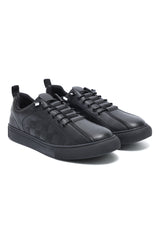 GRIDLINE COURT SNEAKER-BLACK