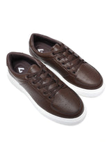 ELITE PACE SNEAKERS-COFFEE