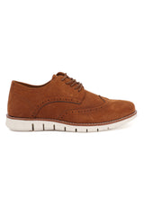 CASUAL LACE-UPS-BROWN