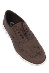 CASUAL LACE-UPS-COFFEE