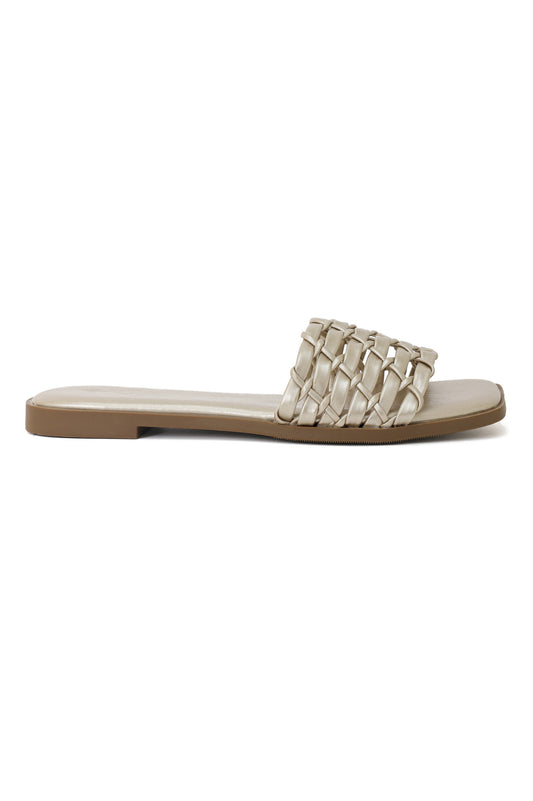 INTERWOVEN FLAT SLIDE-GOLD