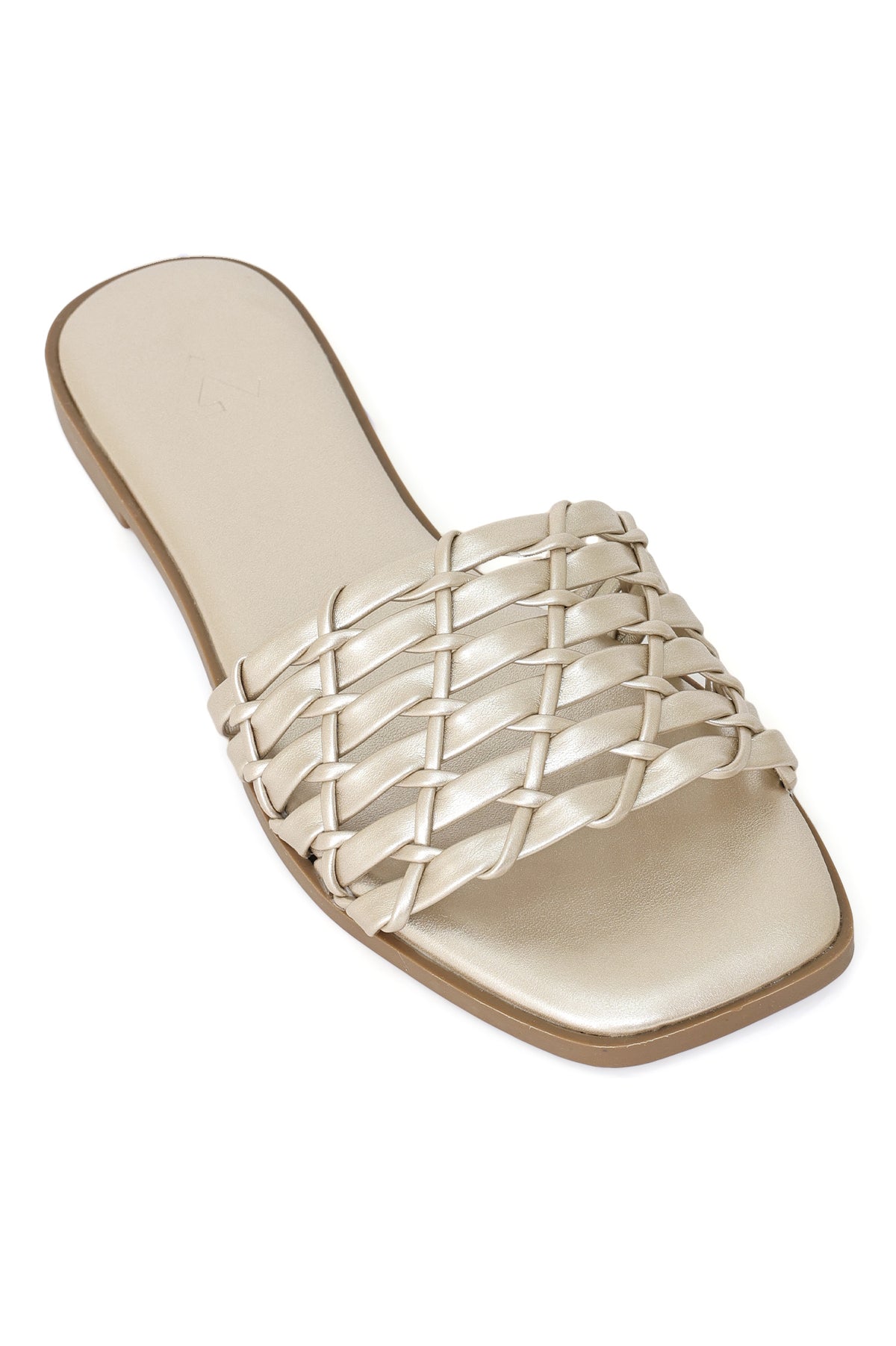 INTERWOVEN FLAT SLIDE-GOLD