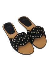 SANDSTORM RIVET SLIDE-BLACK