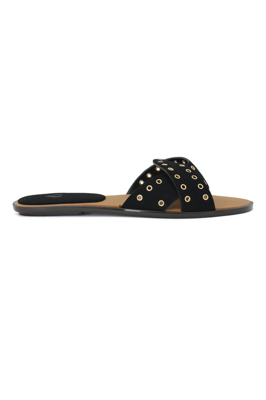SANDSTORM RIVET SLIDE-BLACK