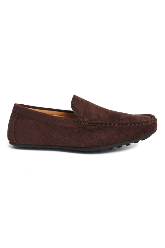 LUXURIOUS SUEDE LOAFERS-COFFEE