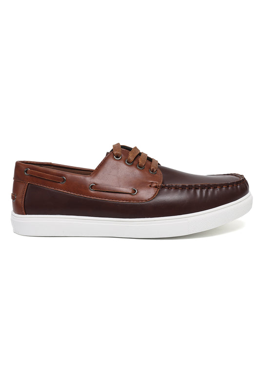 PRESTIGE MARINER SHOES-COFFEE