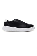 STREET LACE SNEAKERS-BLACK