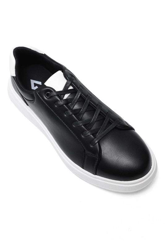 STREET LACE SNEAKERS-BLACK