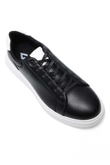 STREET LACE SNEAKERS-BLACK
