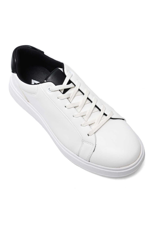 STREET LACE SNEAKERS-WHITE
