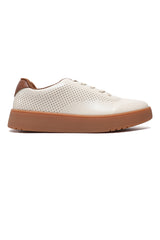 AERON PERFORATED CASUAL SNEAKERS-BEIGE