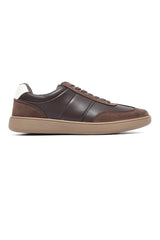 PERFORA COURT SNEAKER-COFFEE