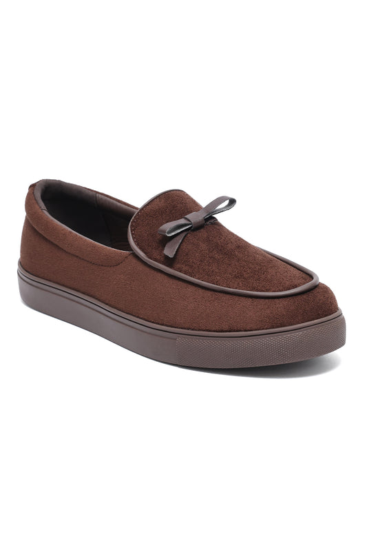 BOWLINE SUEDE LOAFER-COFFEE