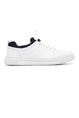 QUICKLOCK COURT SNEAKER-WHITE/NAVY