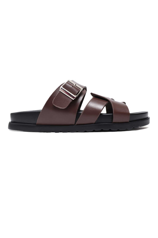 PRESTIGE COMFORT STRAP SANDALS-COFFEE