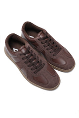 WALKFRAME RALLY SNEAKER-COFFEE/BEIGE