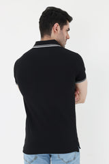 POLO T-SHIRT-BLACK