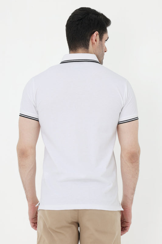 POLO T-SHIRT-WHITE