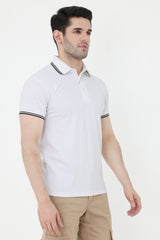 POLO T-SHIRT-WHITE