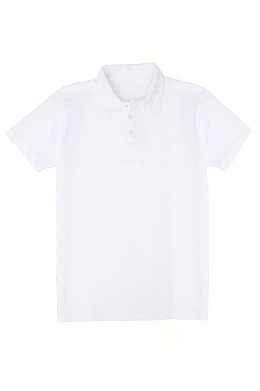 CLASSIC POLO-WHITE
