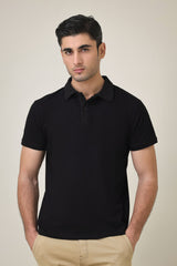 CLASSIC POLO-BLACK
