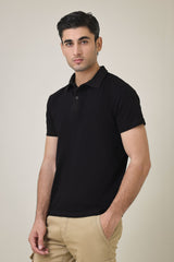 CLASSIC POLO-BLACK