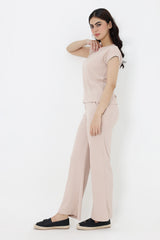 SEASONAL BLEND CO-ORD SET-BEIGE