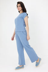 SEASONAL BLEND CO-ORD SET-SKY-BLUE