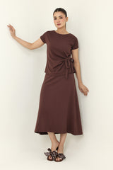 POISED LUXURIOUS PREMIUM CO_ORD-COFFEE