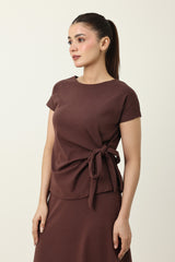 POISED LUXURIOUS PREMIUM CO_ORD-COFFEE