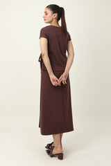 POISED LUXURIOUS PREMIUM CO_ORD-COFFEE
