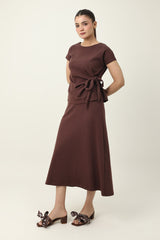 POISED LUXURIOUS PREMIUM CO_ORD-COFFEE