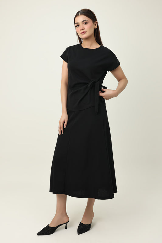 POISED LUXURIOUS PREMIUM CO_ORD-BLACK
