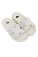 CHIC WOMEN SLIDES-BEIGE