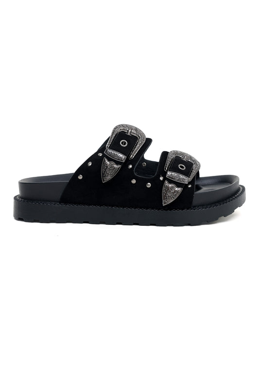 COMFORT STRAP SLIDE-BLACK