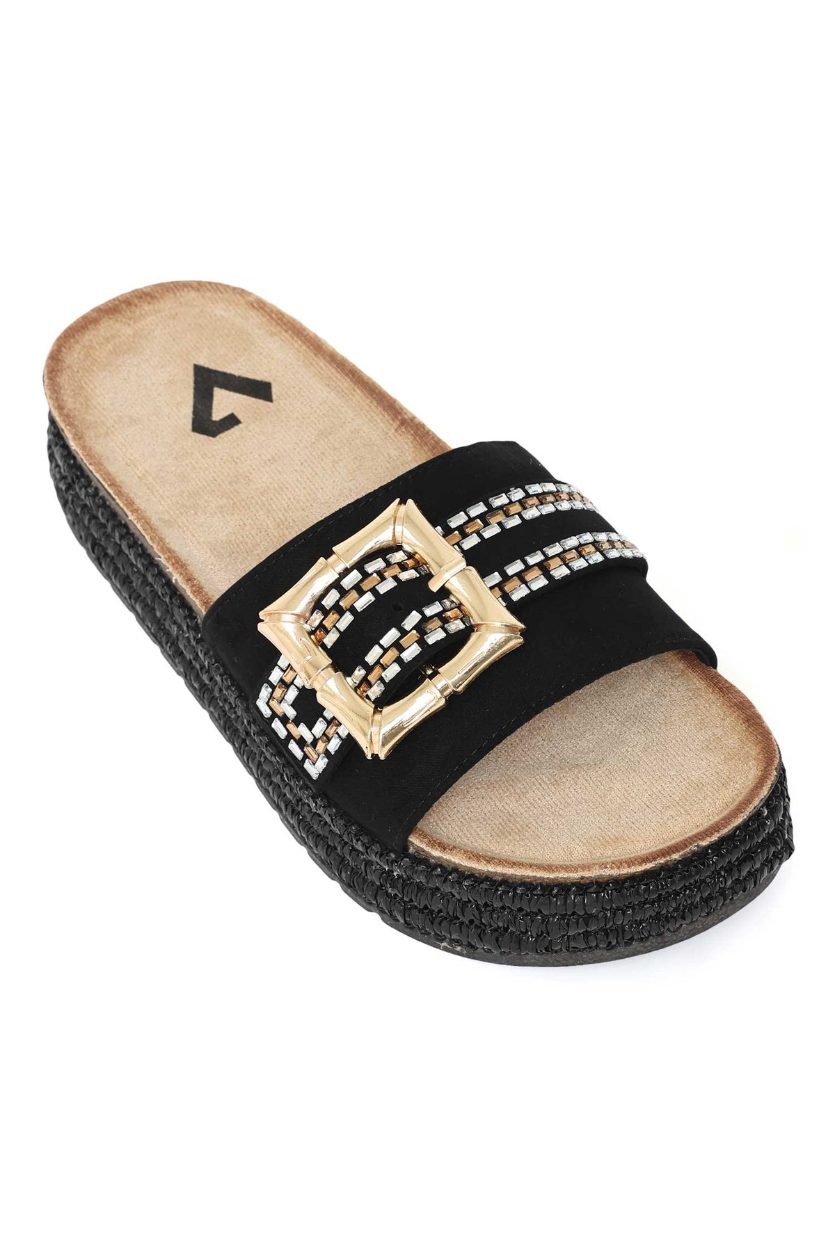 SUNWEAVE COMFORT SLIDE-BLACK