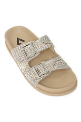 TWILIGHT SPARK COMFORT SLIDE-BEIGE